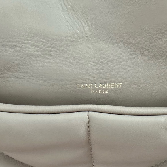 Saint Laurent Loulou puffer small in dark beige NWT - Picture 13 of 16